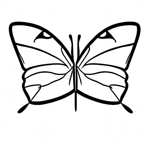 Three Butterflies With Different Flying Positions