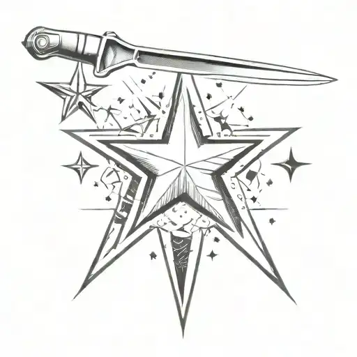 Star Formed By Various Types Of Chef Knives