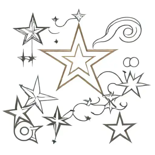 Star Formed By Several Types Of Grandfather's Pills