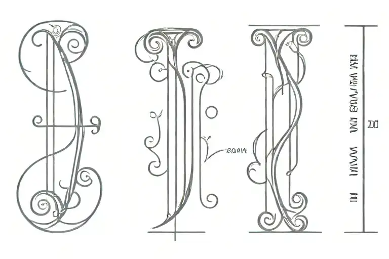 Scroll With Roman Numerals