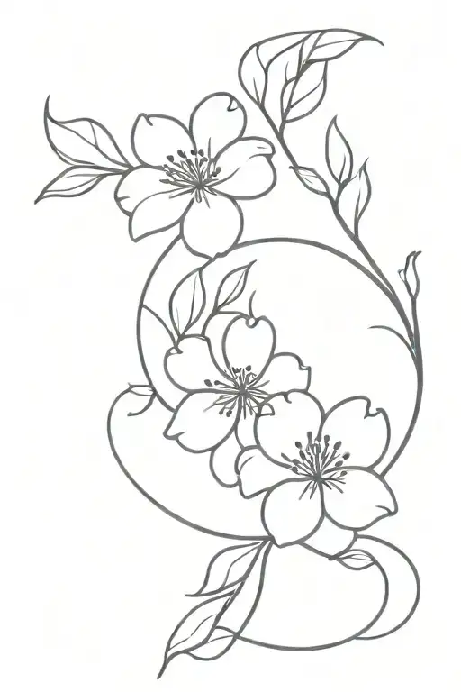 Birth Flowers Intertwined