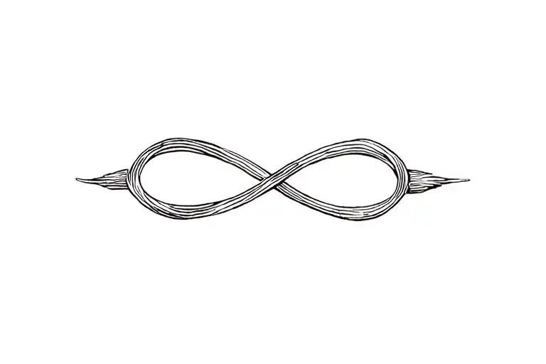 Pisces Infinity Symbol Intertwined