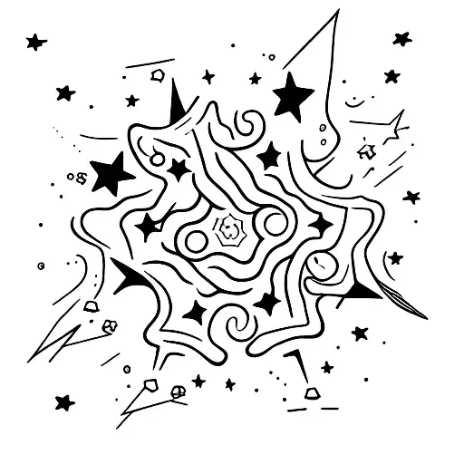 Stars Moon Long Forearm