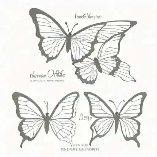 Butterfly Wings Split By Date Of Birth