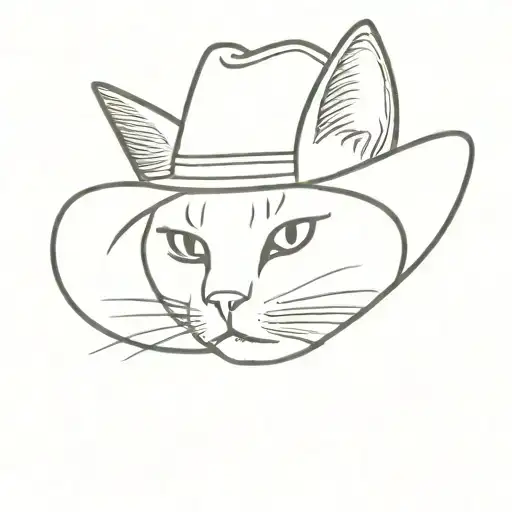 Cat Cowboy Hat