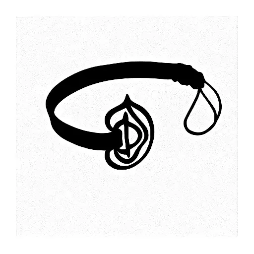 Armband Hindu Motifs Arm Band Black Simple Minimalistic