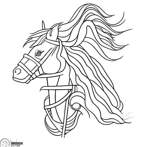 Minimalist Side View Of Denofa Mustang Rtr