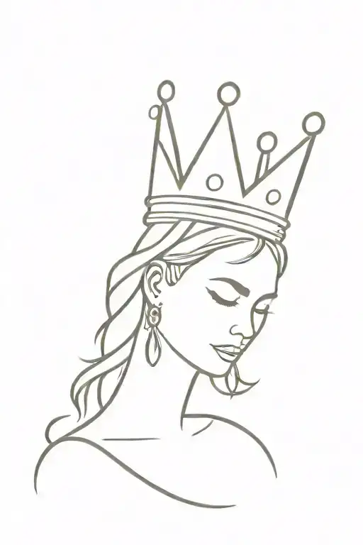 K With Crown Hanging