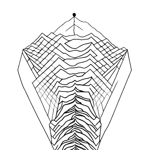 A Spine Made Up Of Interconnected Mountain Peaks