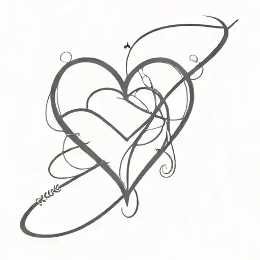 Broken Heart With Infinity Inside