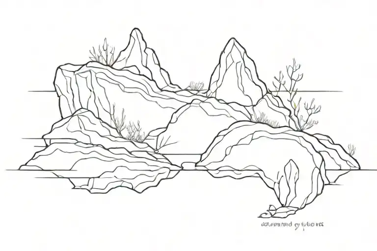 Blackoutlike Water On Stone