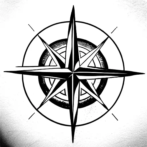Compass Rose With Metal Gear Solid
