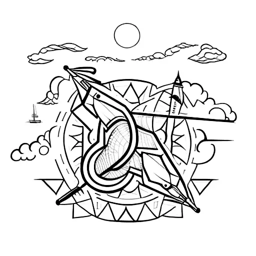 The Word 'Malik' With A Helicopter Design