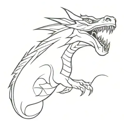 Black Dargon Fire Breathing Dragon
