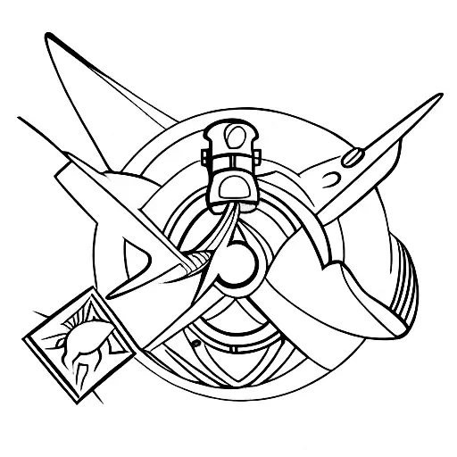 Earth Sign With Airplane Representing Family And Travel