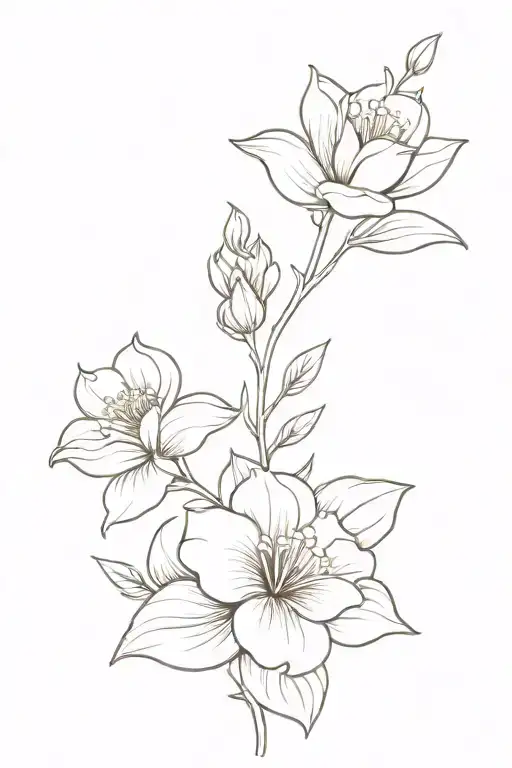 January November And April Birth Month Flowers