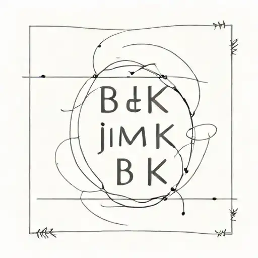 Bk In A Font That They're Connected Completely And Aesthetic Can Be In A Calm Or River