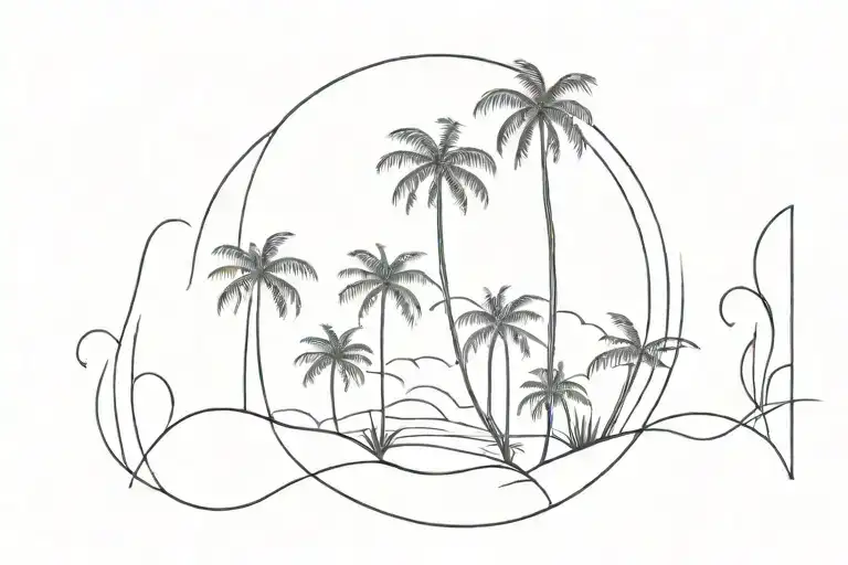 Palm Tree Silhouette