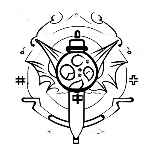 A Nurse Holding A Crystal Ball With A Dragon Inside