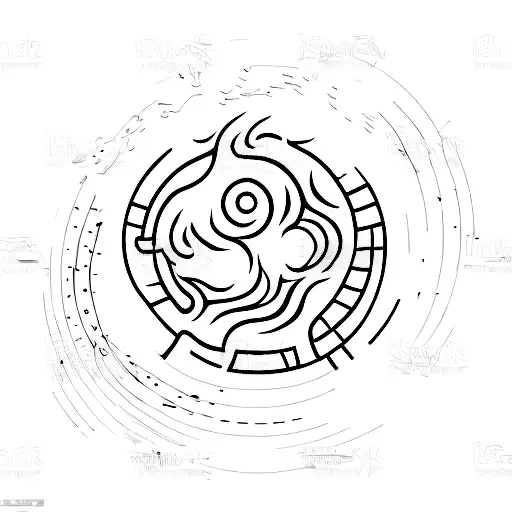 Enso Circle With A Paw