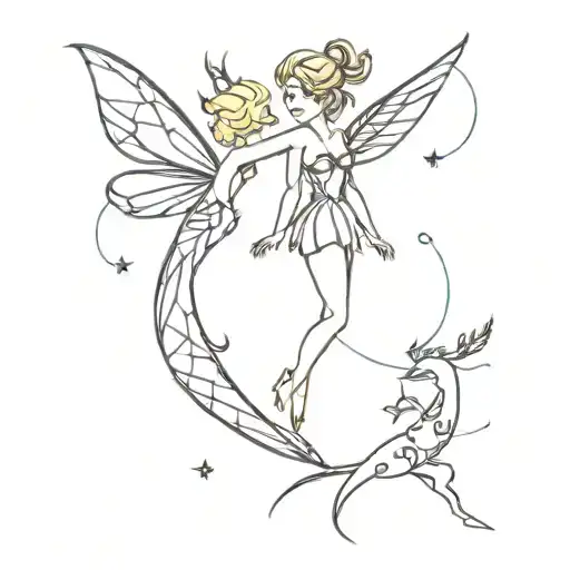 Tinkerbell And Scorpio Constellations