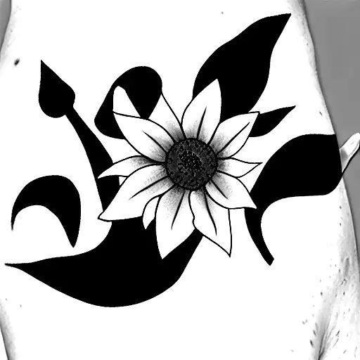 Sunflower With Sampugguita With Tulip With Hibiscus