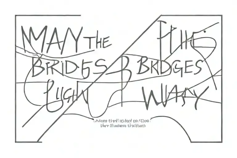 May The Bridges I Burn Light My Way Quote