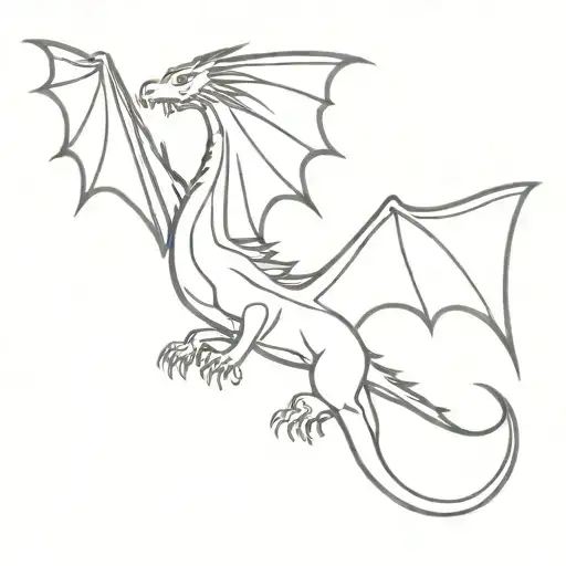 Simple Dragon Flying