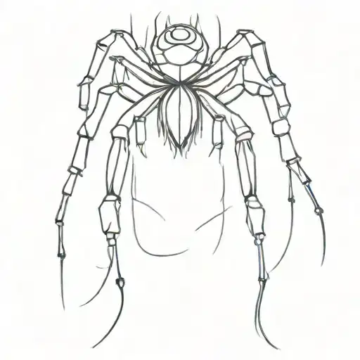 Small Spider With A Crying Eye