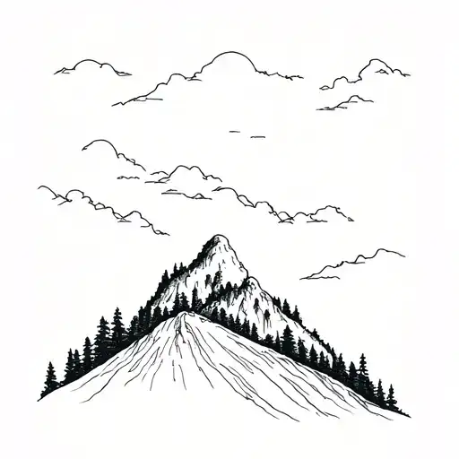 Garden Of Eden On A Mountain Peak