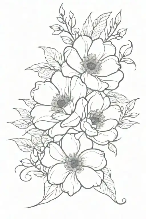 Birth Flowe Bouquet Made