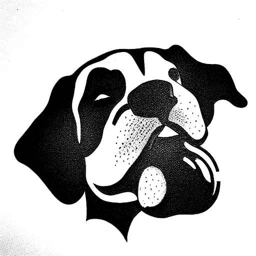 Black Dog Smoking A Cigarette