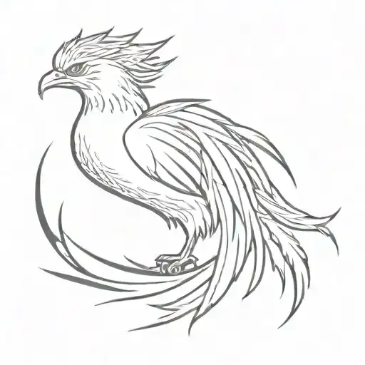 Pheonix Symbolizing Strength And Resilience