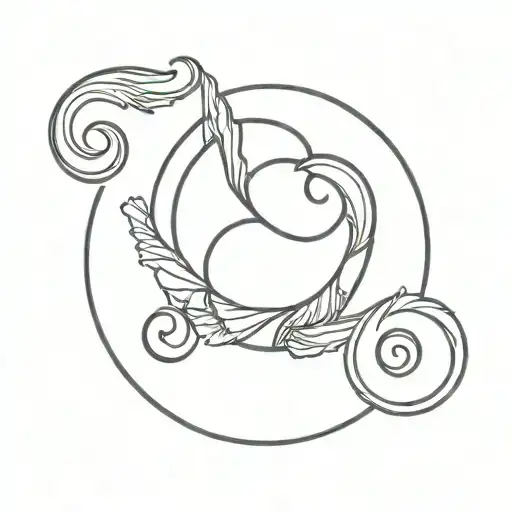 Aries Sign And 6 Cycles In A Loop