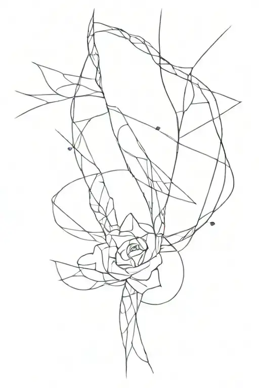 Paired Line Tattoo On The Forearm