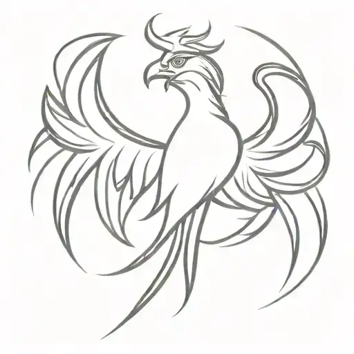 Phoenix Rising From The Ashes