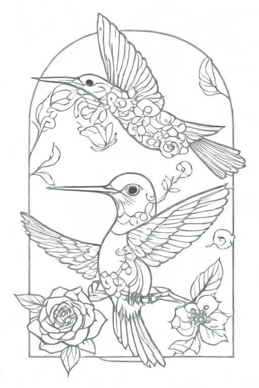 Sugar Skull Humming Bird