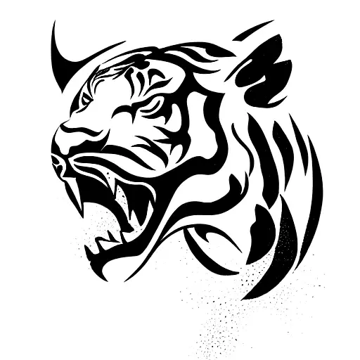 Tiger Fighting With Dragon