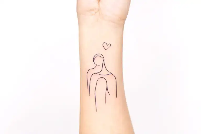 Meaningful Sibling Tattoo Missing Piece