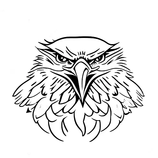 Bald Eagle Holding A Police Baton In Its Talons