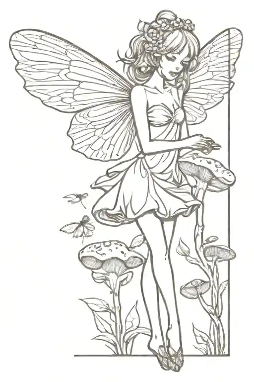 Mushroom Fairy Wings