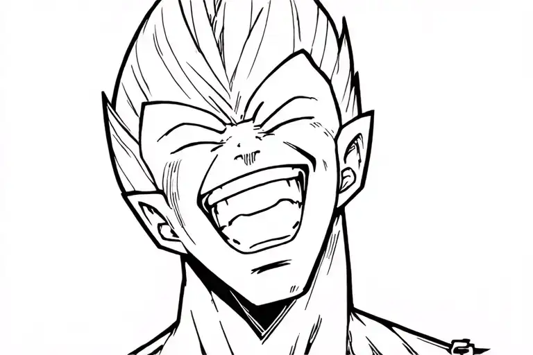 Vegeta Laughs
