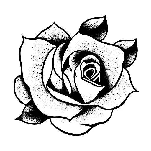 An Fine Line Tattoo Bouquet