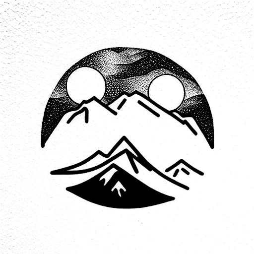 Snowy Mountain Range