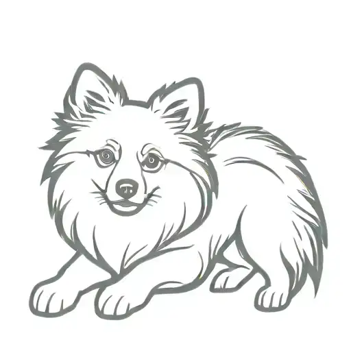 A Dog Thats Pomeranian Cross With Mini Australian Shepard