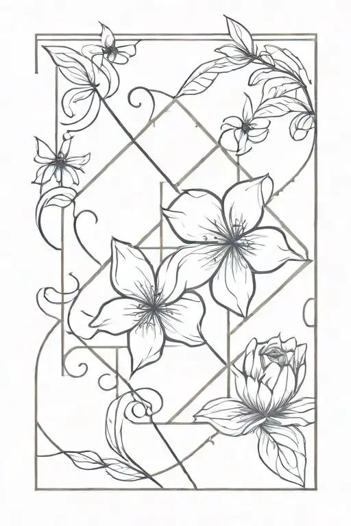 Creative Tattoo Design Combining