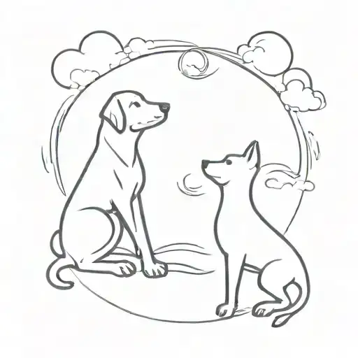 The Relationship Between The Dog In Heaven And The Man On Earth In A