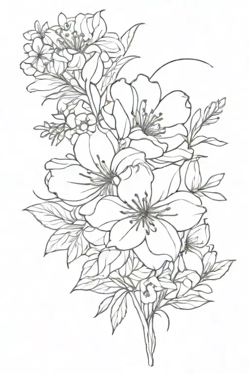 Birth Flower Bouquet