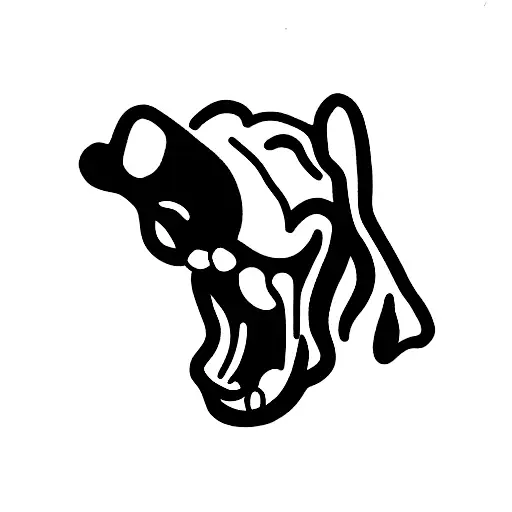 Dog With Gun In Mouth