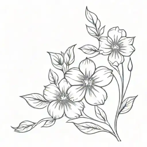 Penny With Floral Design